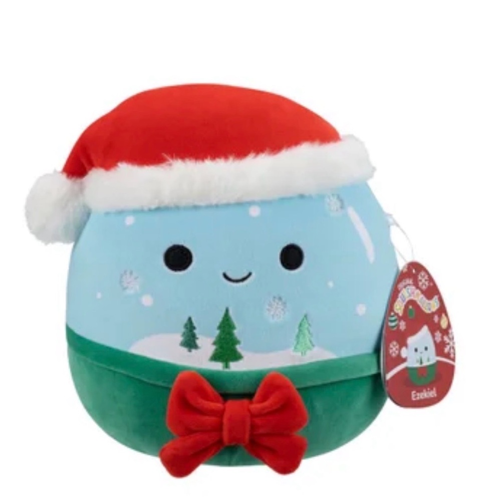 Squishmallows 5” Christmas Ezekiel the Christmas Snow Globe Plush Toy